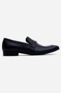 Footprint - Black Casual Leather Loafer