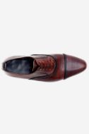 Footprint - Brown Formal Leather Semi Brogue Lace Up