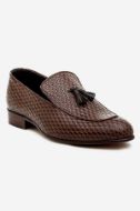Footprint - Brown Eid Collection Textured Slip