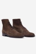 Footprint - Brown Fashion Suede Brogue Boots