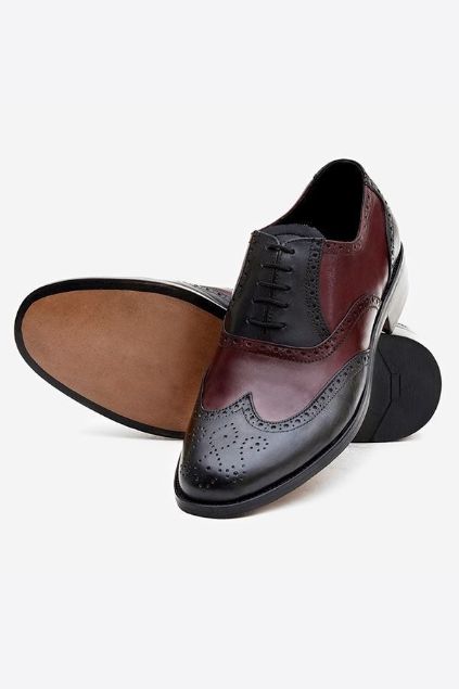 Footprint - Brown Black Formal Leather Brogue