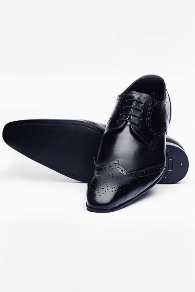Footprint - Black Classic Leather Brogue