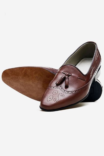 Footprint - Brown Casual Leather Pumps